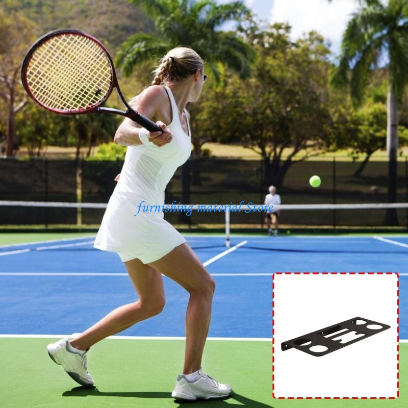 Sports Equipment Storage - Y5GD Modernes Eisen-Tennisschläger-Wandregal für ordentliche Aufbewahrung