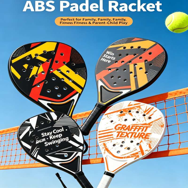 Padel Racket Carbon - Padel-Schläger mit Carbonfaser-Oberfläche und EVA-Memory-Flex-Schaumkern, Leichtgewichtige
