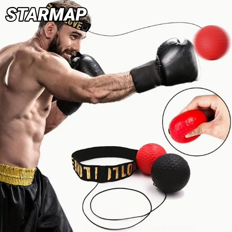 Sports Equipment List - MMA-Box-Speedball, am Kopf befestigbar, PU-Trainingsball für