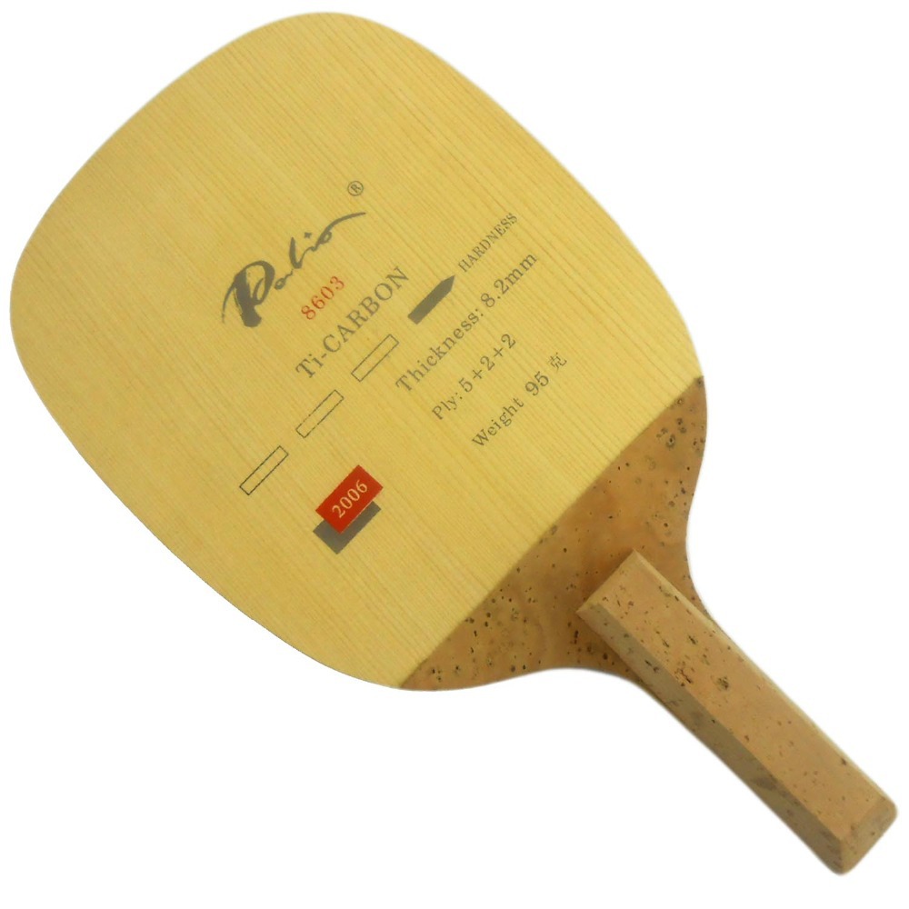 Padel Racket Carbon - PALIO 8603 Carbon Titan Tischtennisschläger JS