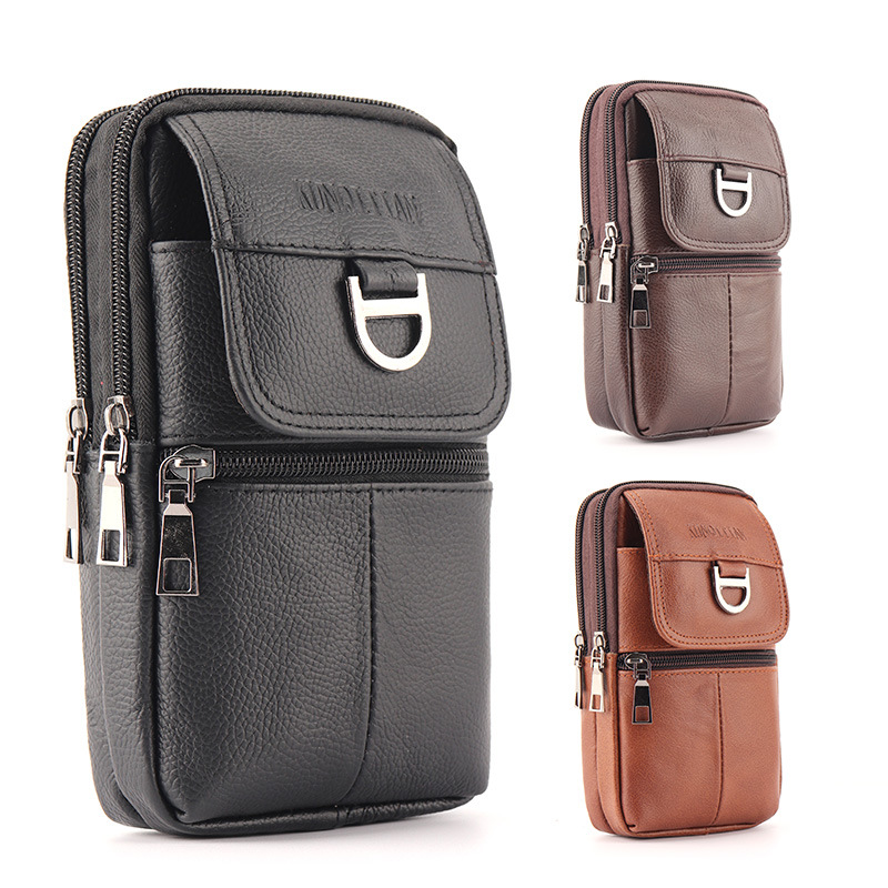 Sports Equipment Storage - Herren-Leder-Gürteltasche - Große Kapazität Handy-Gürteltasche -