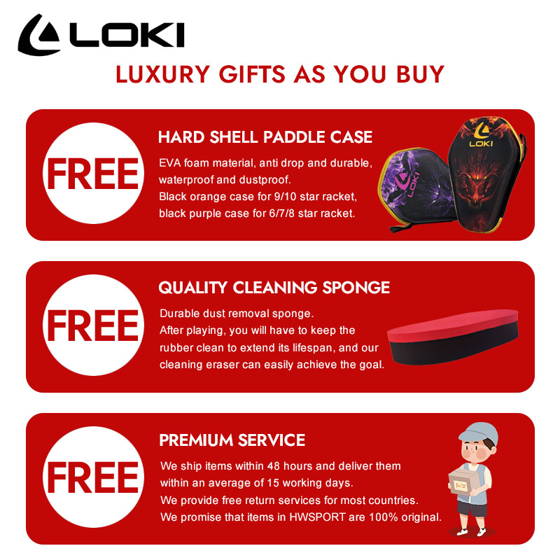 LOKI DRAGON 10 STAR Tischtenni – Padel Racket Carbon Bewertung und Preis