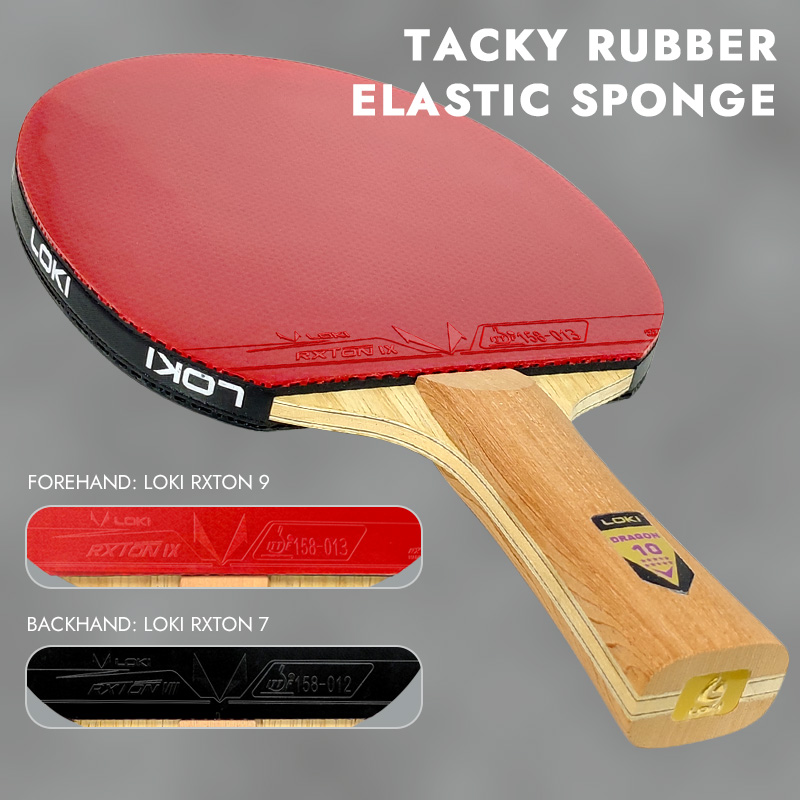 LOKI DRAGON 10 STAR Tischtenni – Padel Racket Carbon Bewertung und Preis