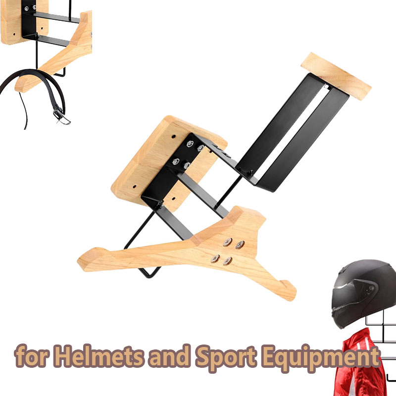 Holz-Motorradhelmhalter Wandmo – Sports Equipment Storage Bewertung und Preis