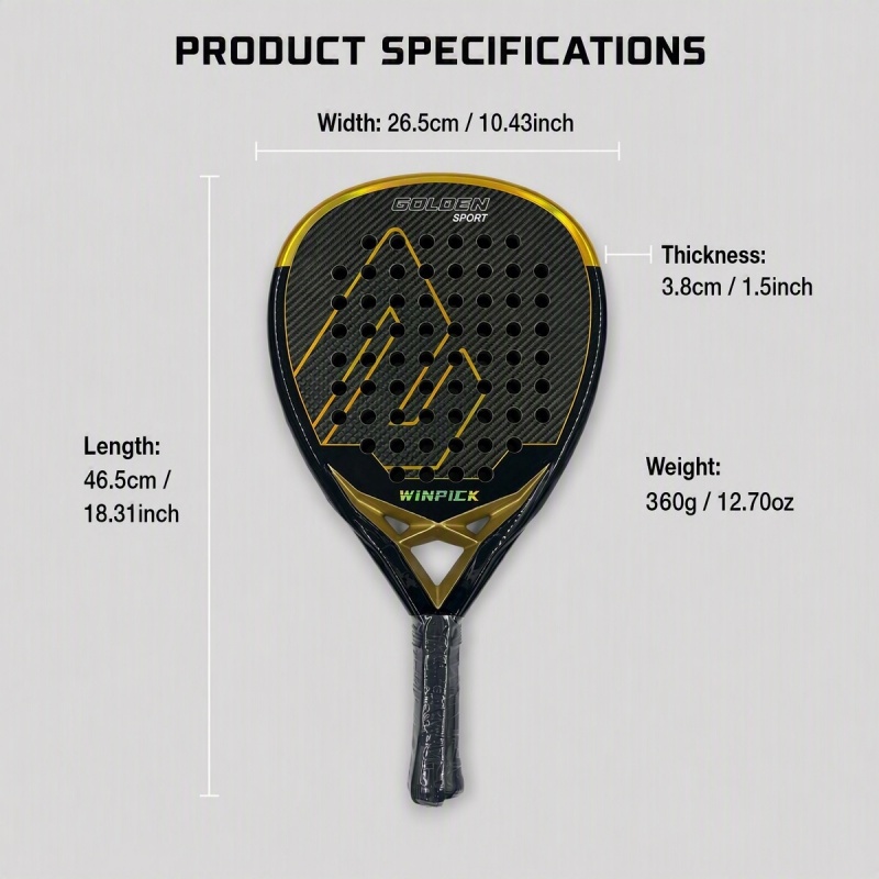 WINPICK Kevlar Carbon Padel-Sc – Padel Racket Carbon Bewertung und Preis