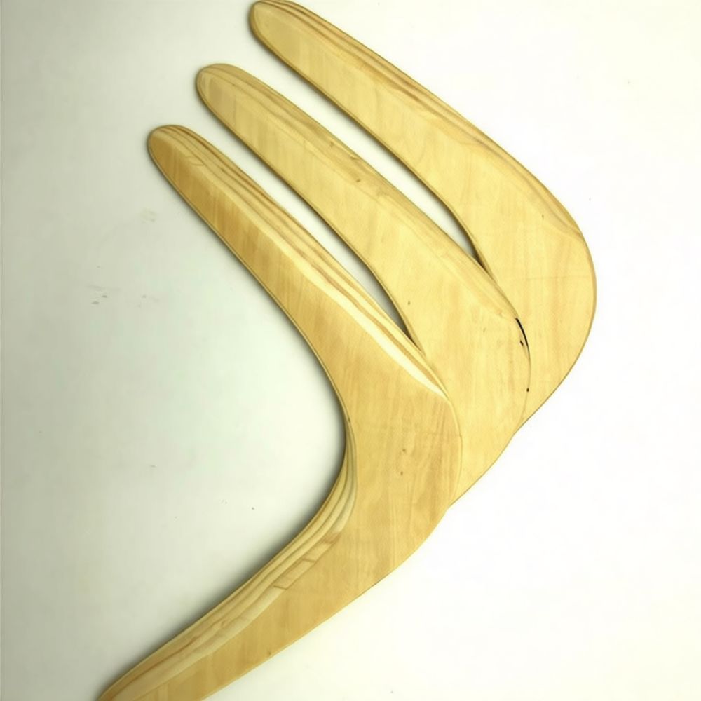 Handpolierter Holz-Bumerang, F – Sports Equipment In Flight Bewertung und Preis