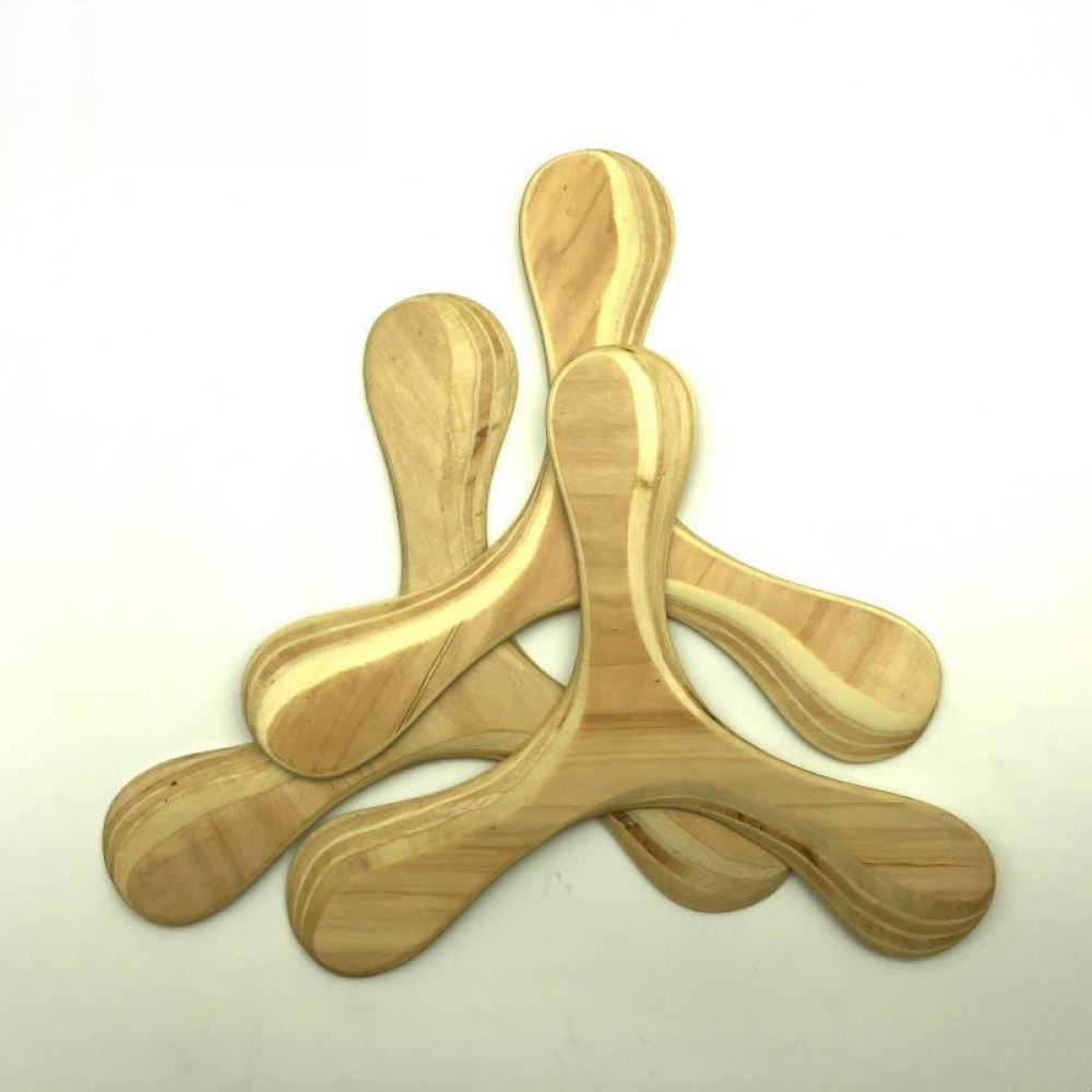 Handpolierter Holz-Bumerang, F – Sports Equipment In Flight Bewertung und Preis