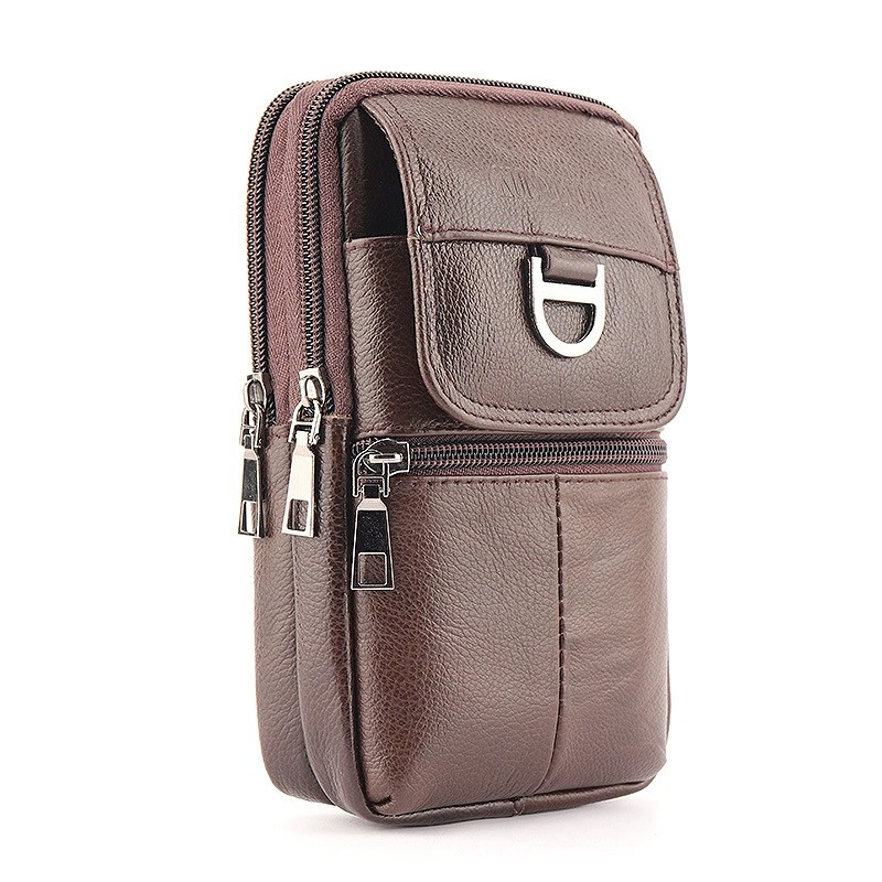 Herren-Leder-Gürteltasche - Gr – Sports Equipment Storage Bewertung und Preis